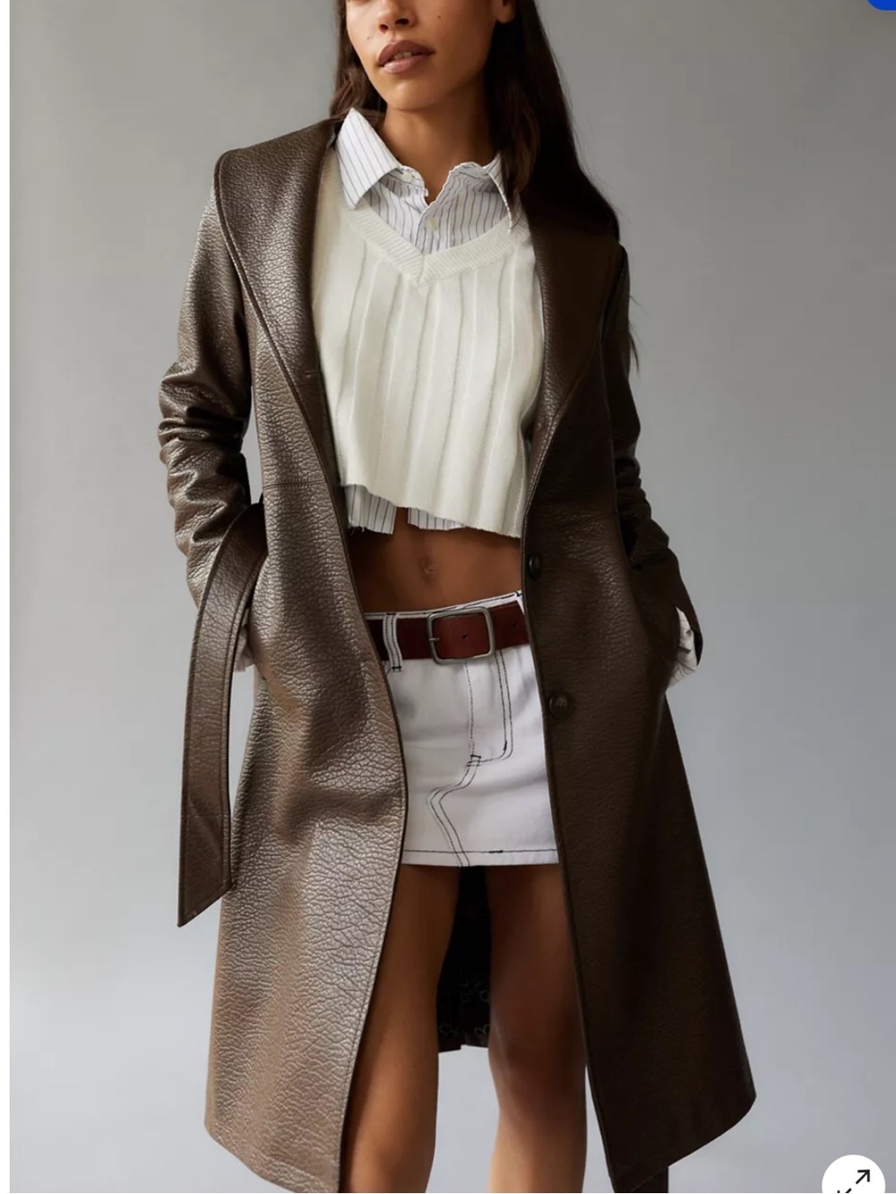 Unreal Fur Charisma Faux Leather Trench Coat